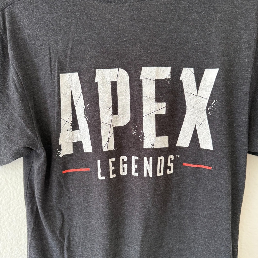 Apex Legends Shirt Mens S Gray Graphic Gamer Tee Video Game Merch Streetwear